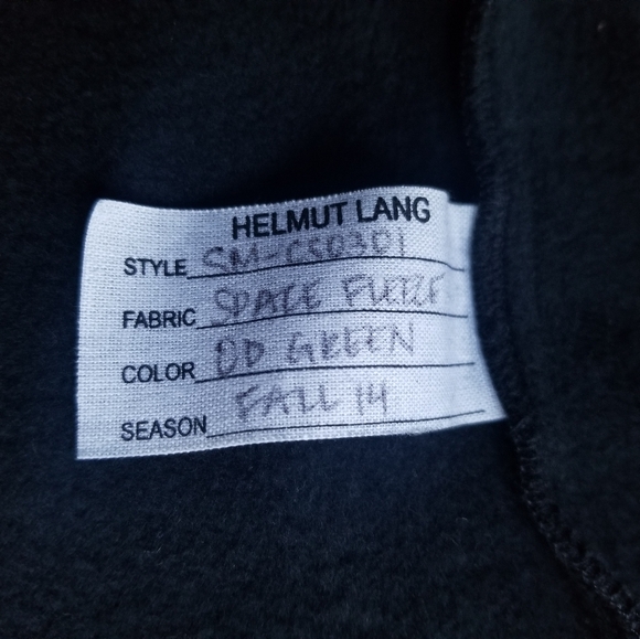 HELMUT LANG "Space Fleece" Hoodie Jacket SMALL - Picture 4 of 12